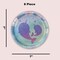 8 Count Iridescent Narwhal Party Paper Dessert Plates 7 Inch Disposable Kids Birthday Supplies